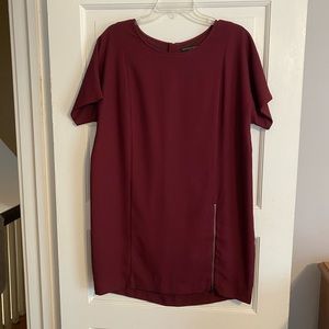 Banana Republic Maroon Shift Dress